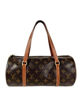Louis Vuitton Papillon Handbag Brown